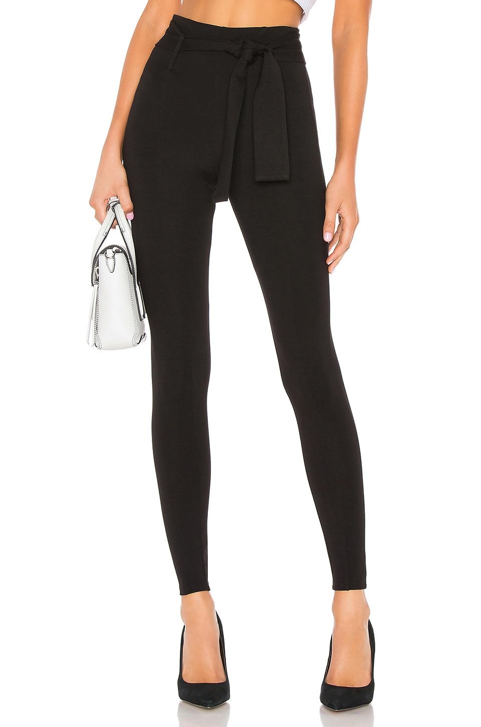 high waist belted legging