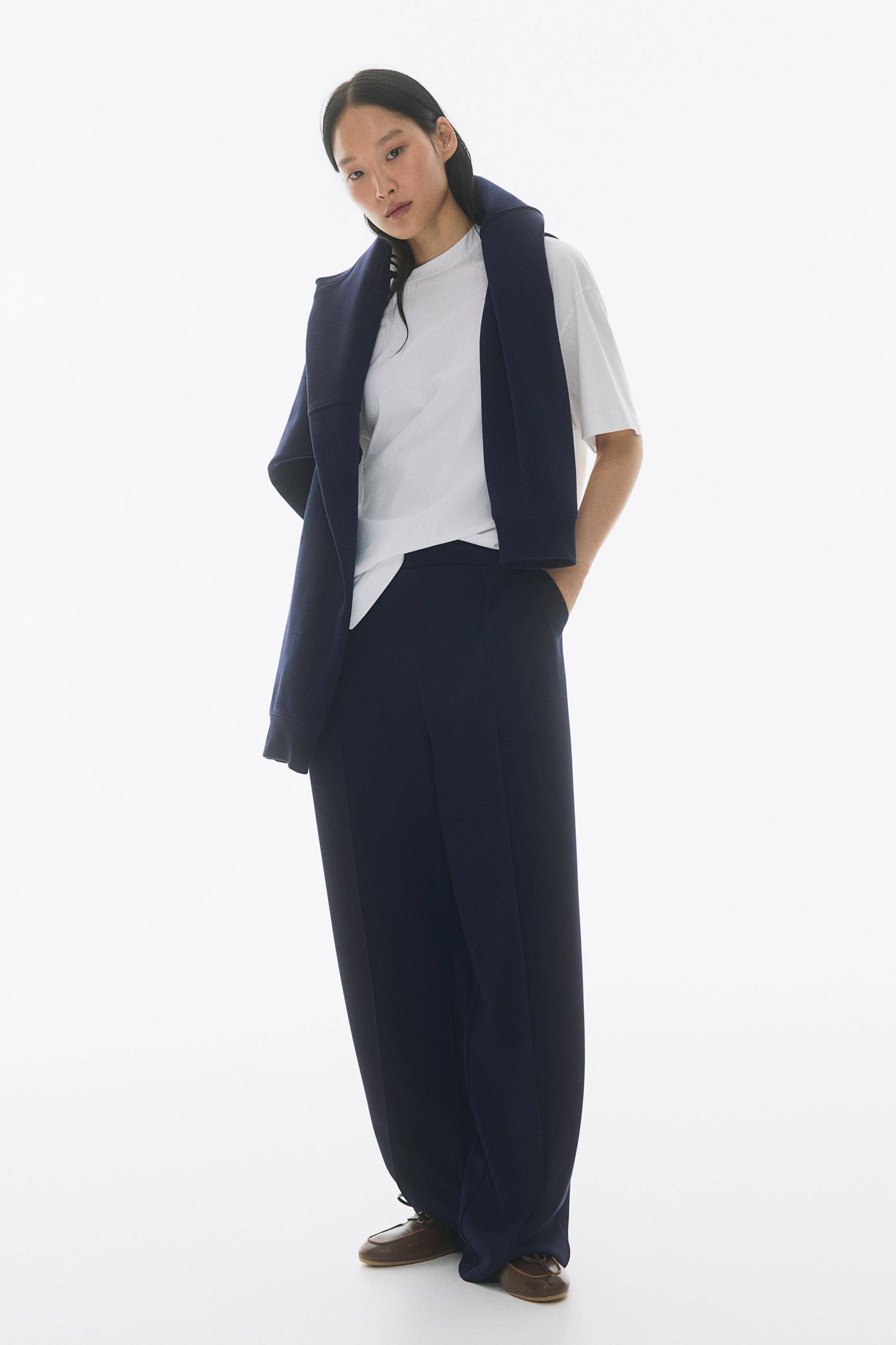 high-waist dress pants