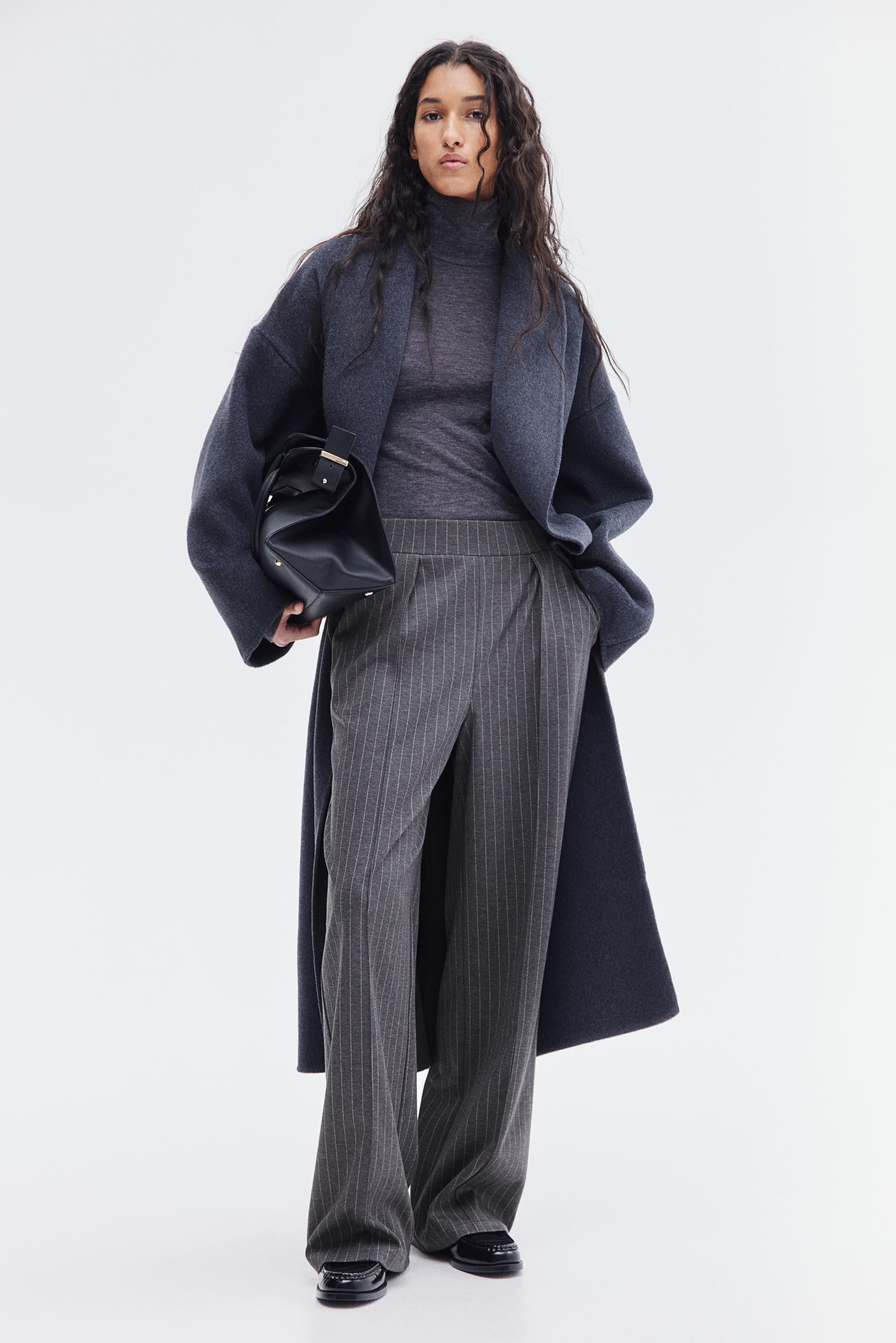 high-waist dress pants
