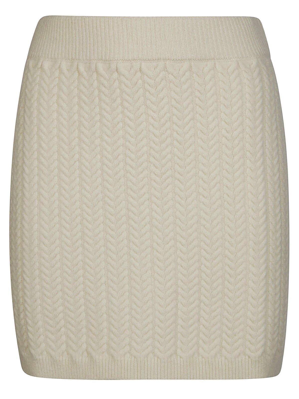 high waist knitted skirt sportmax