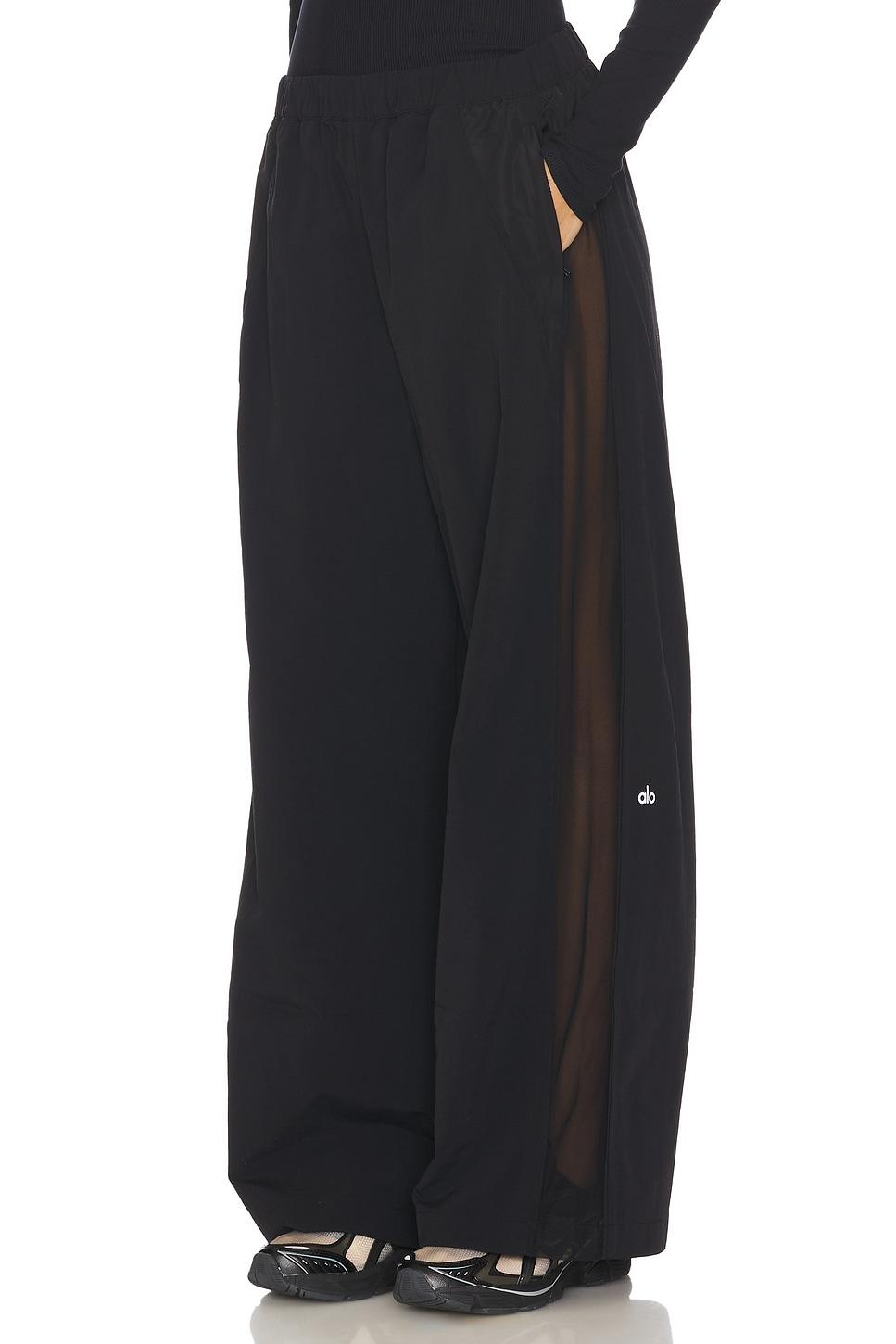 high-waist origin wide leg track pant