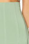 high waist tailored pleat pant