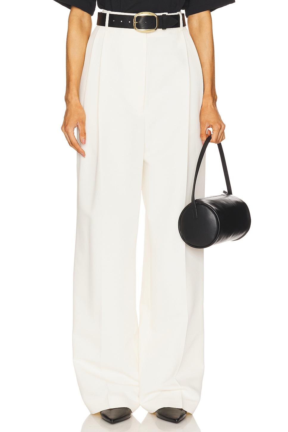 high waist tailored trousers