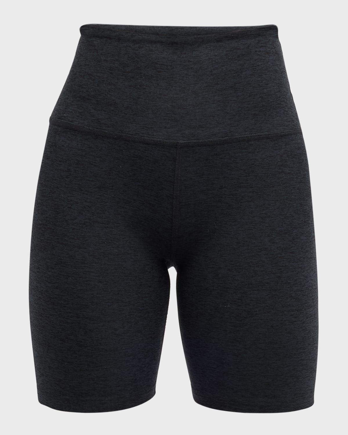 high-waisted biker shorts