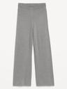 high-waisted crop kick flare sweater pants