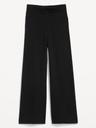 high-waisted crop kick flare sweater pants
