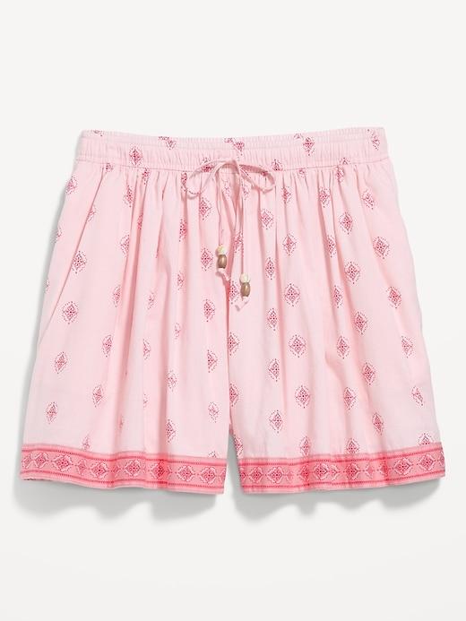 high-waisted drapey skirt short