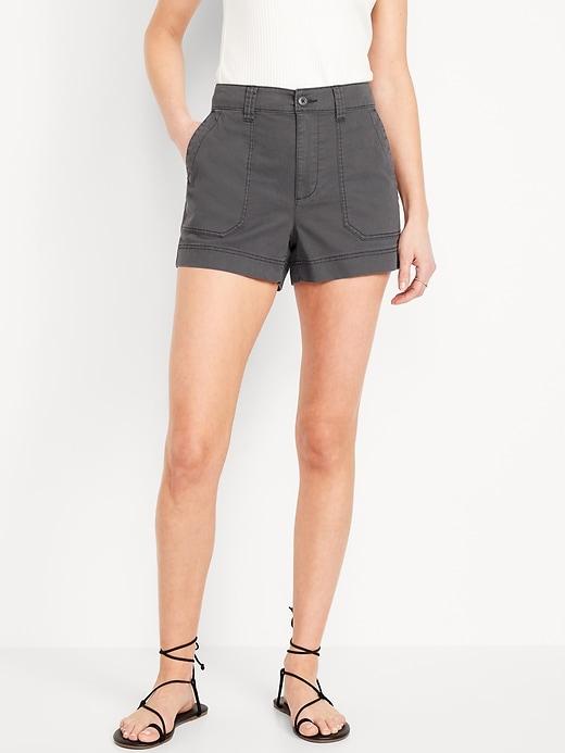 high-waisted ogc chino shorts -- 4-inch inseam