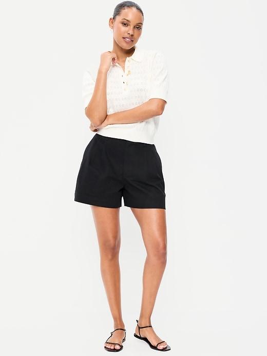 high-waisted ogc chino shorts -- 4-inch inseam