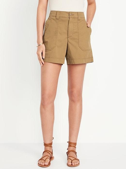 high-waisted ogc chino shorts -- 5-inch inseam