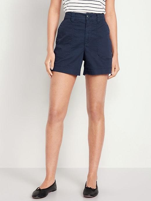 high-waisted ogc chino shorts -- 5-inch inseam