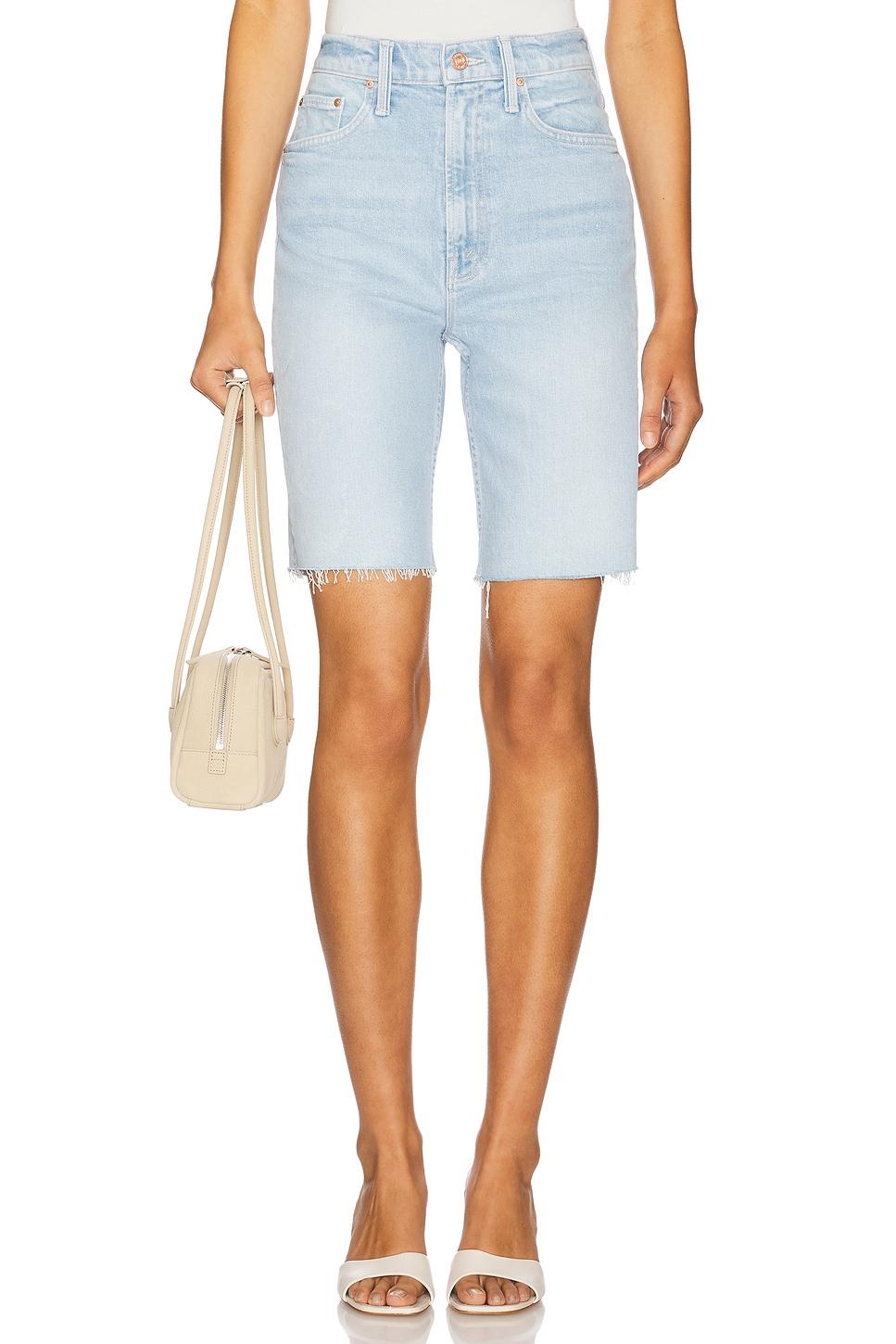 high waisted rider bermuda short fray