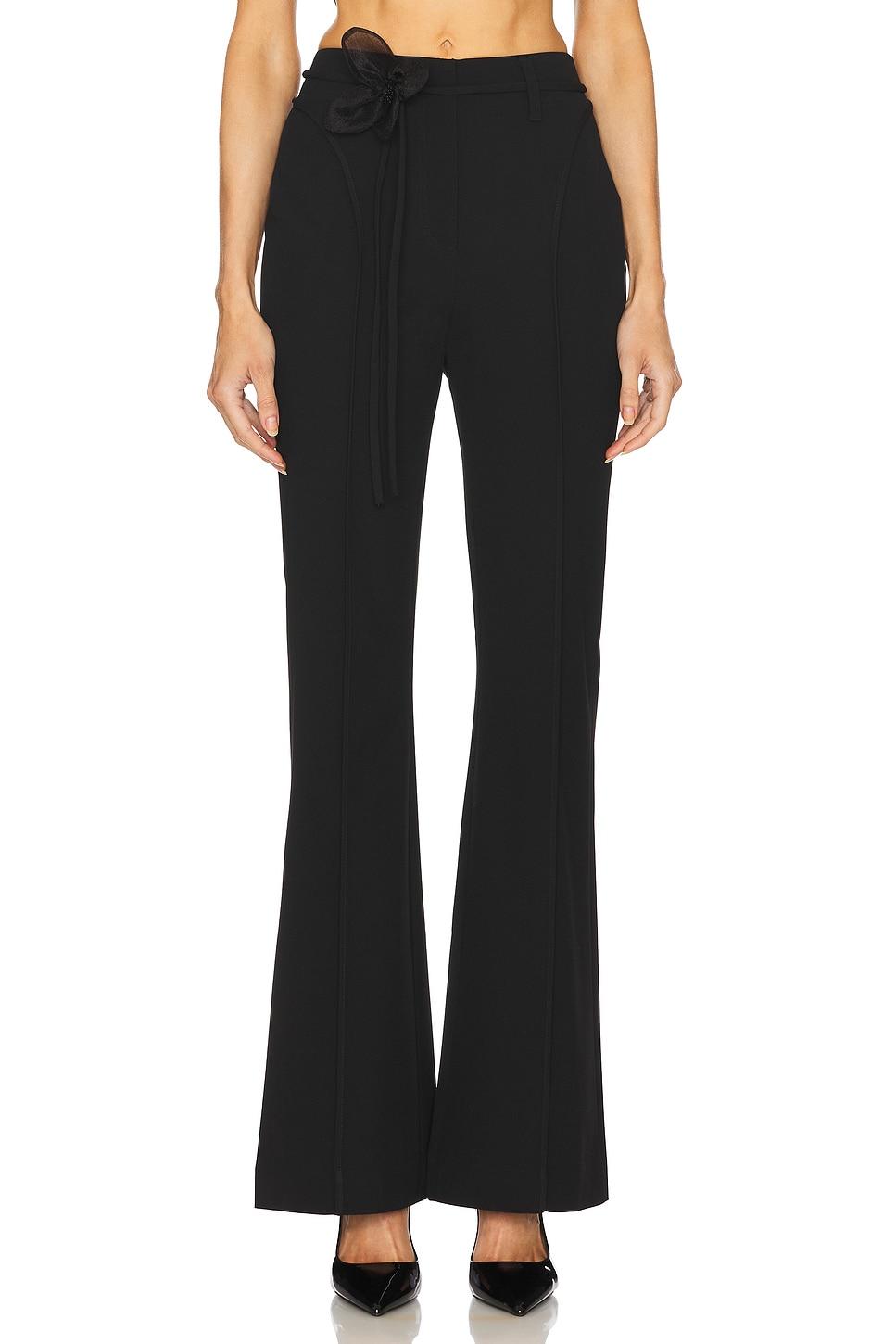high waisted rose pants
