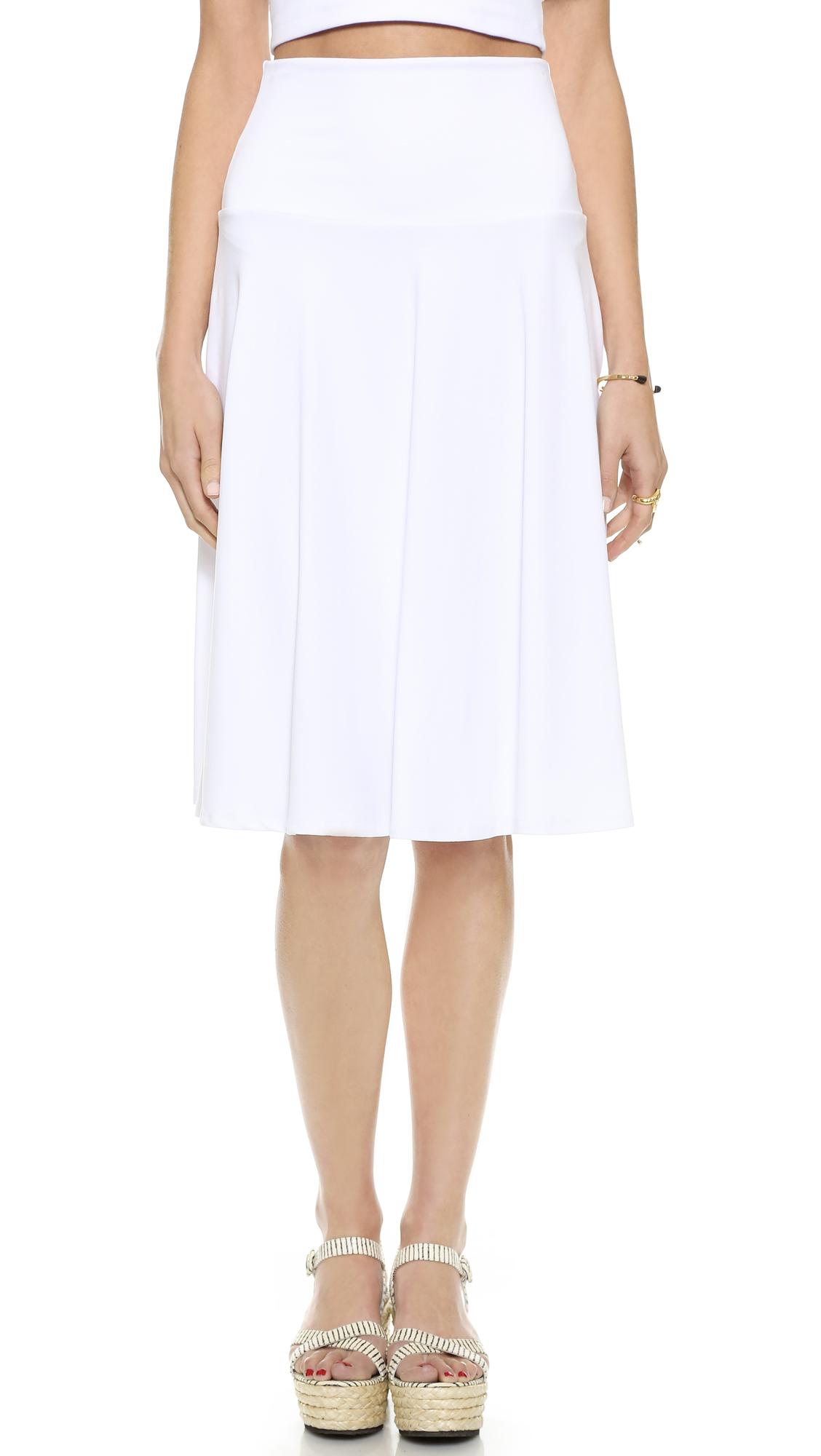 high waisted tea skirt