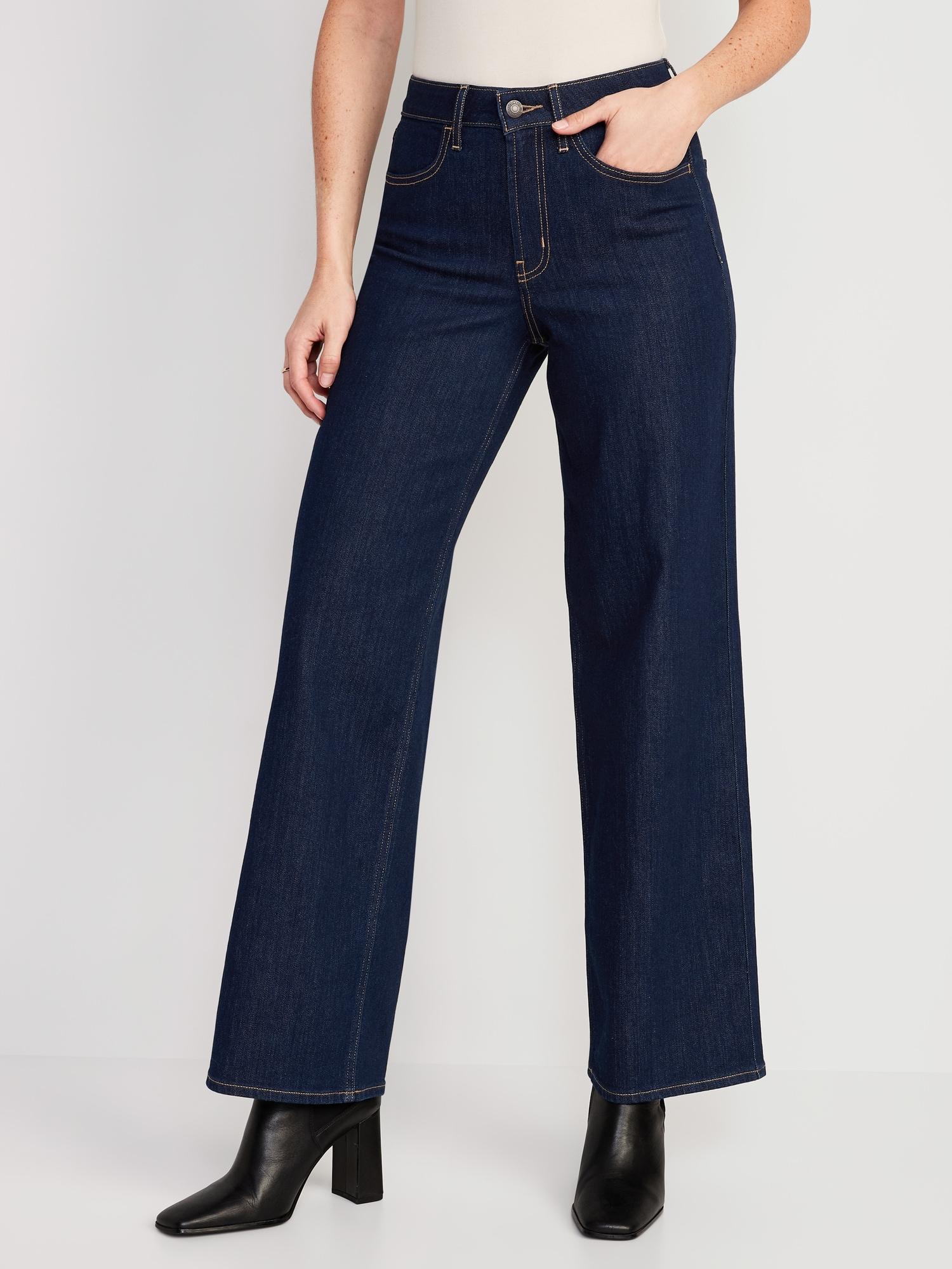 high-waisted wow wide-leg jeans