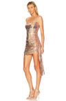 hillary drape mini dress