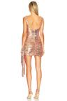 hillary drape mini dress