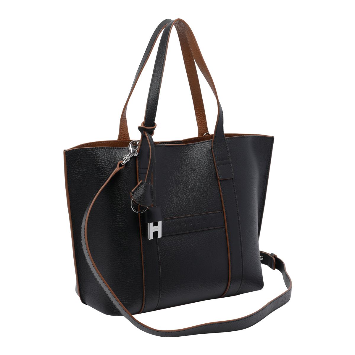 hogan bags black calf leather - women