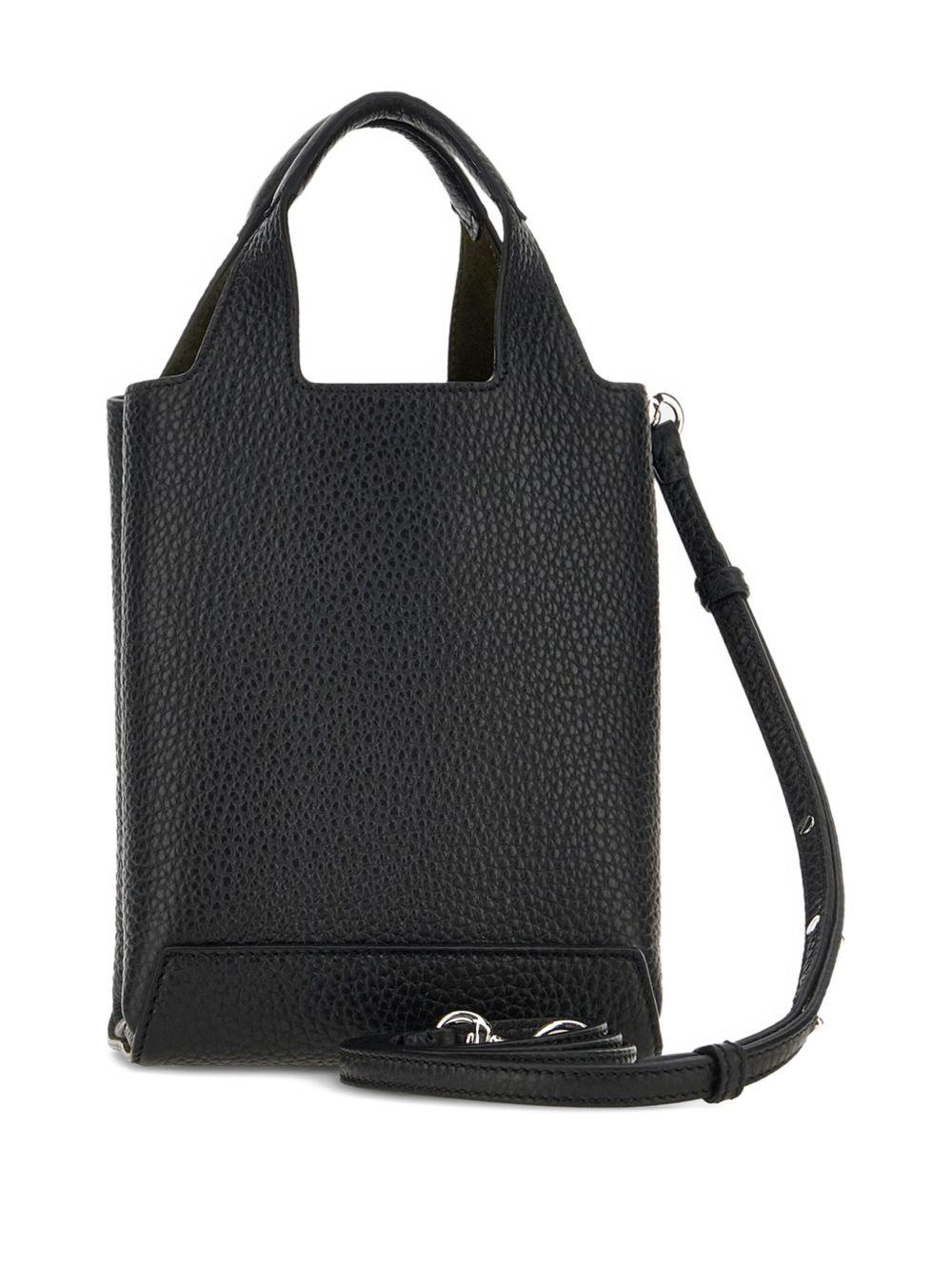 hogan bags black outer: calfskin - women