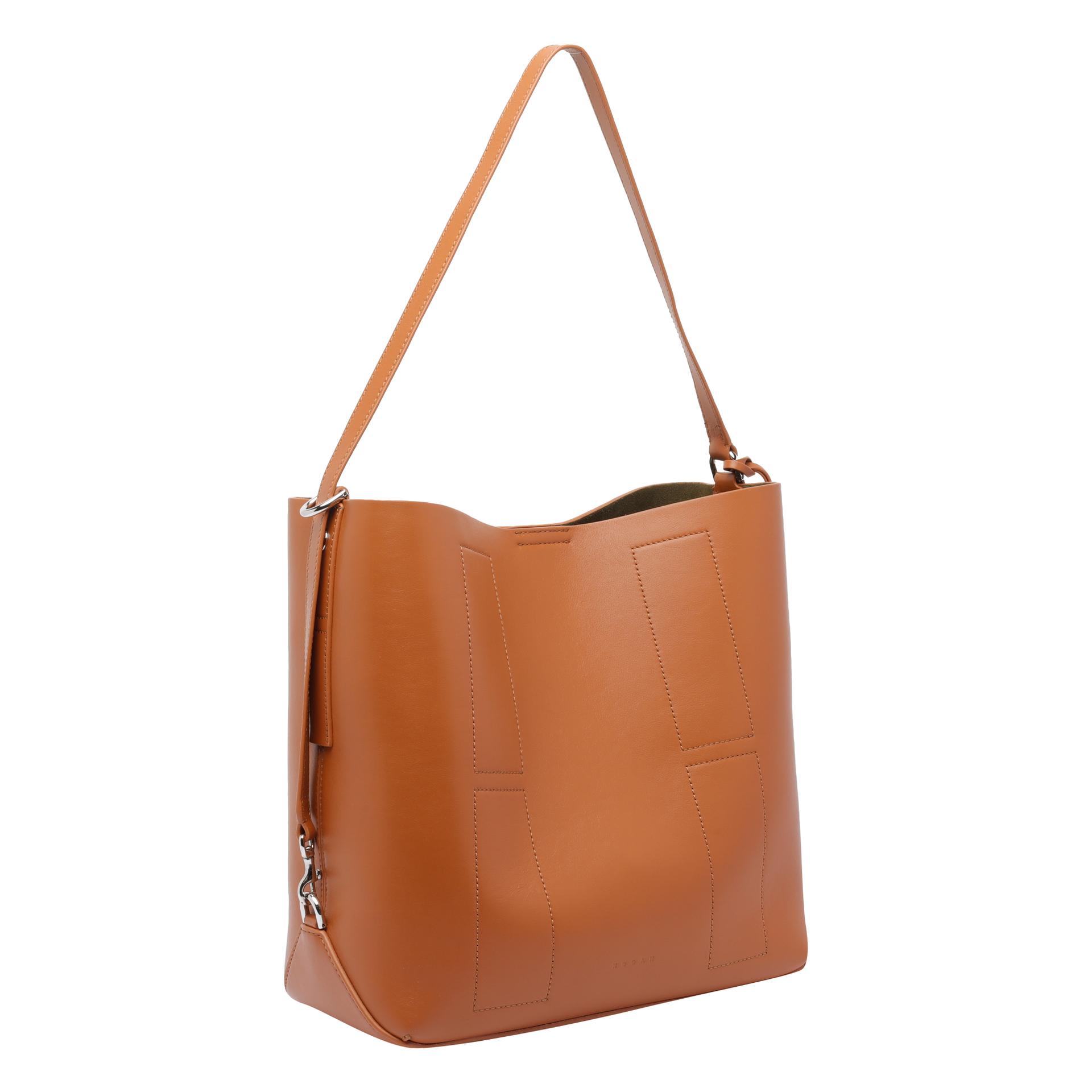 hogan bags brown calf leather - women