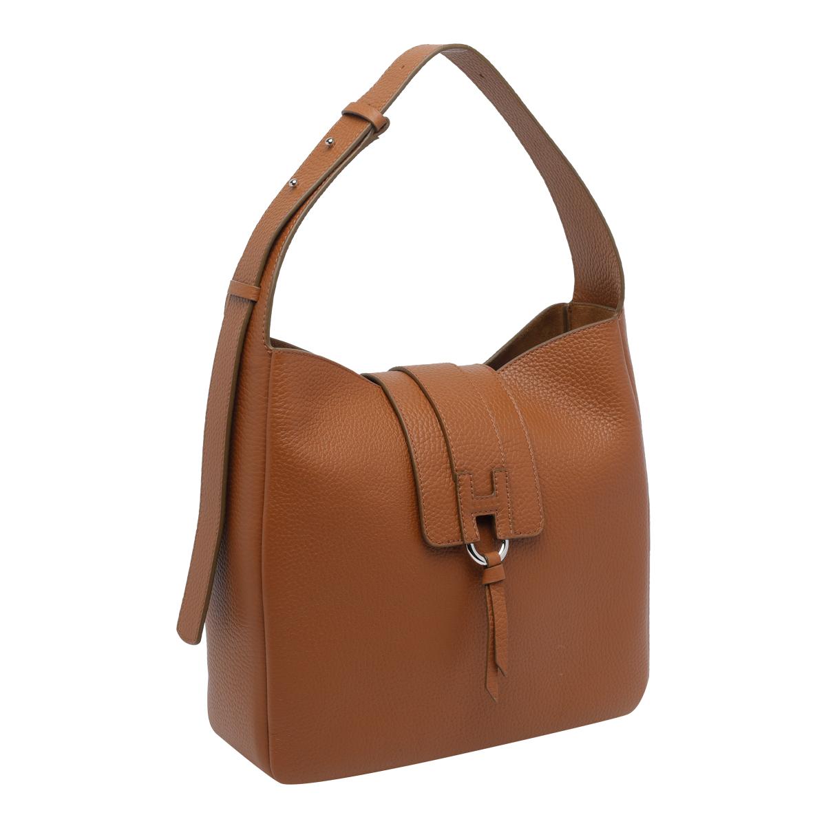 hogan bags brown calf leather - women
