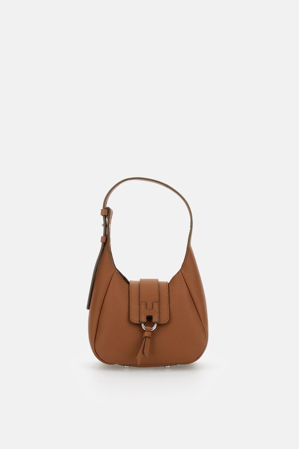 hogan bags brown calfskin - women