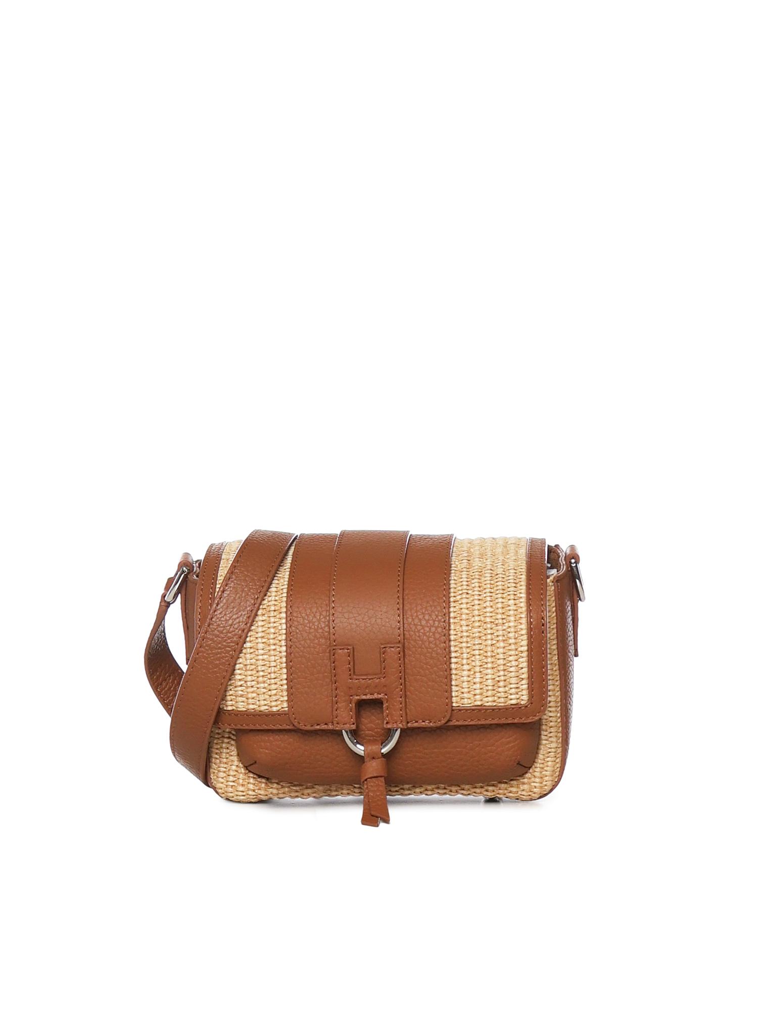 hogan bags brown cotton - women