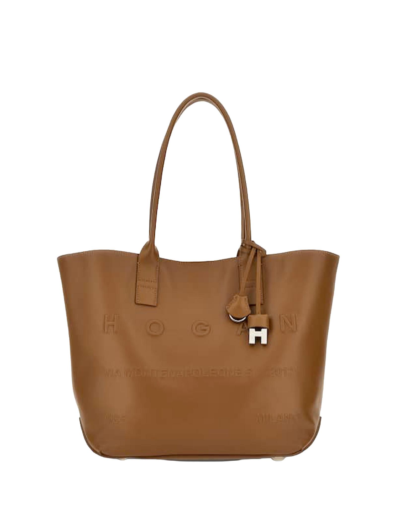 hogan bags marrone chiaro leather - women