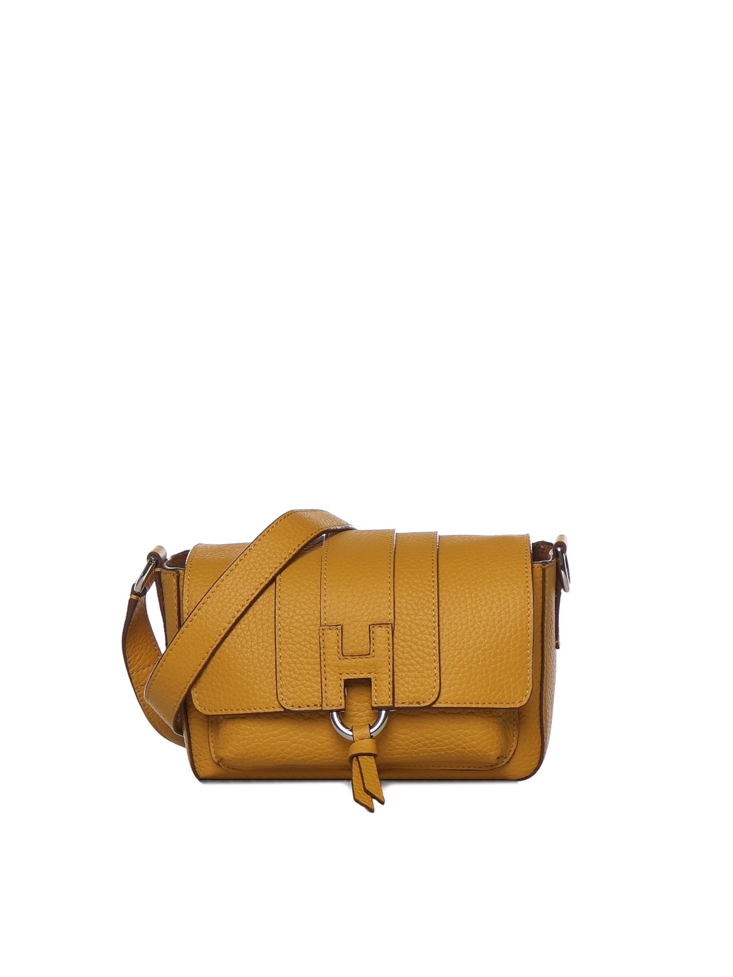 hogan bags yellow calfskin - women
