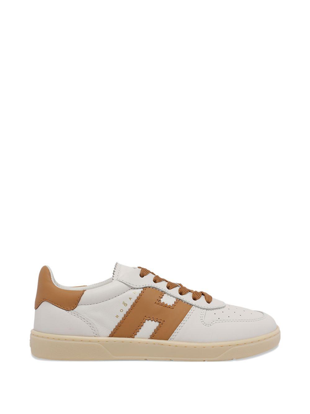 hogan cool basket leather sneakers