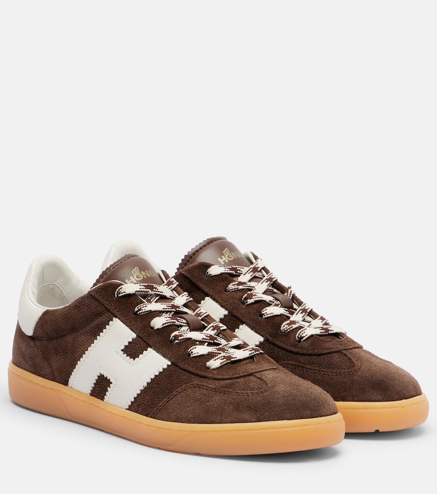 hogan cool suede sneakers