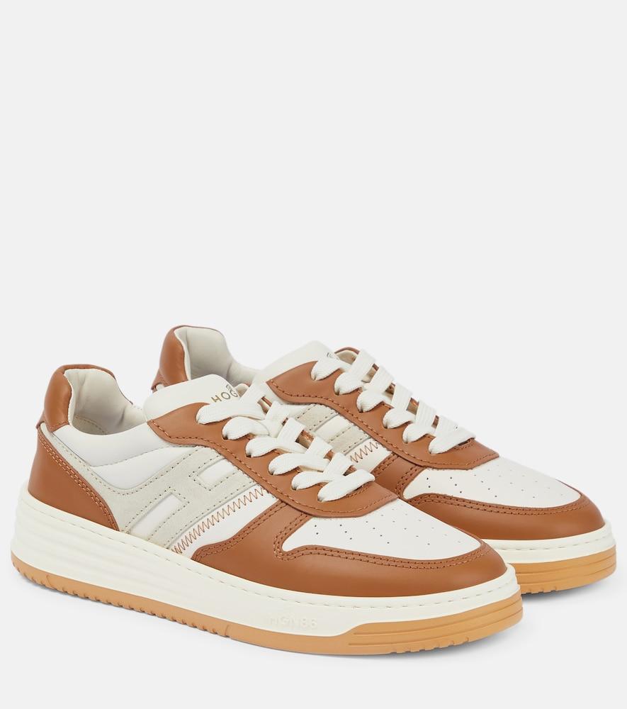 hogan h630 leather sneakers