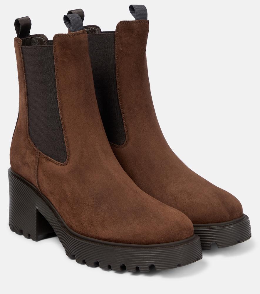 hogan h649 suede chelsea boots