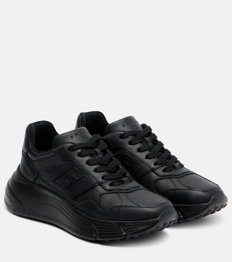 hogan h669 leather sneakers