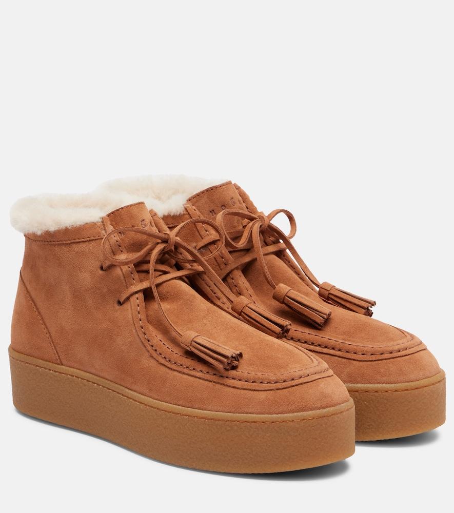 hogan h681 suede platform desert boots
