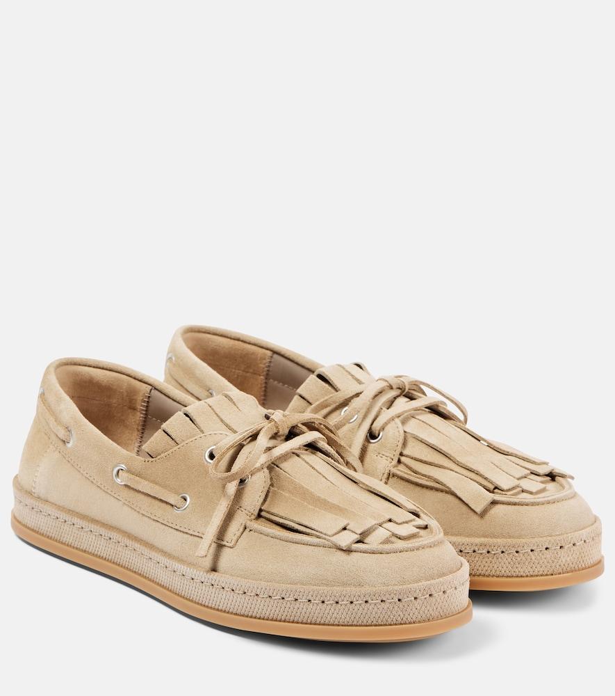 hogan h683 suede loafers
