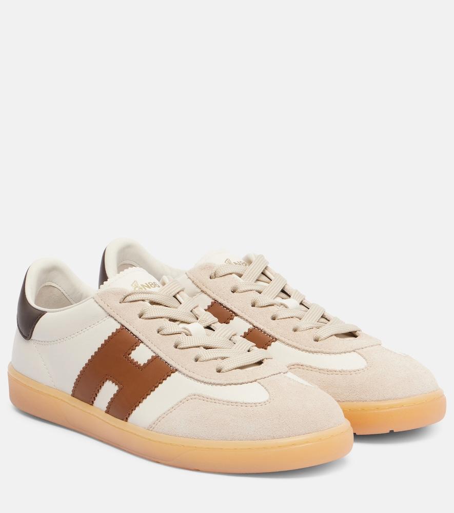 hogan hogan cool leather and suede sneakers