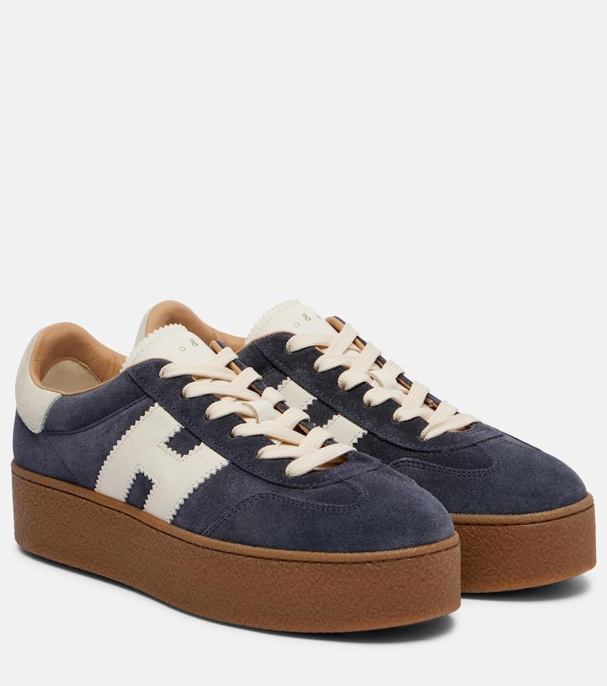 hogan hogan cool suede platform sneakers