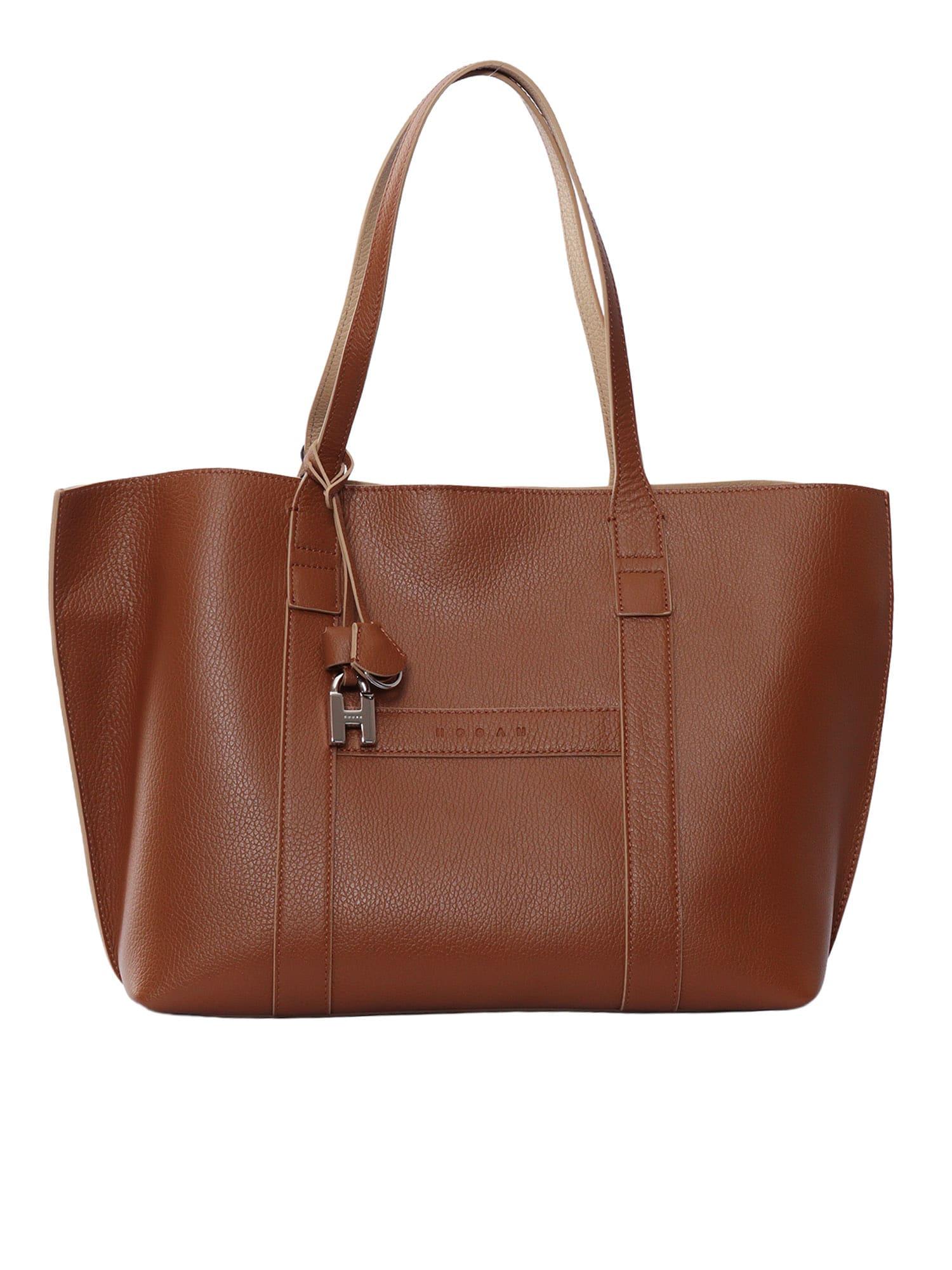 hogan script shopping media bag