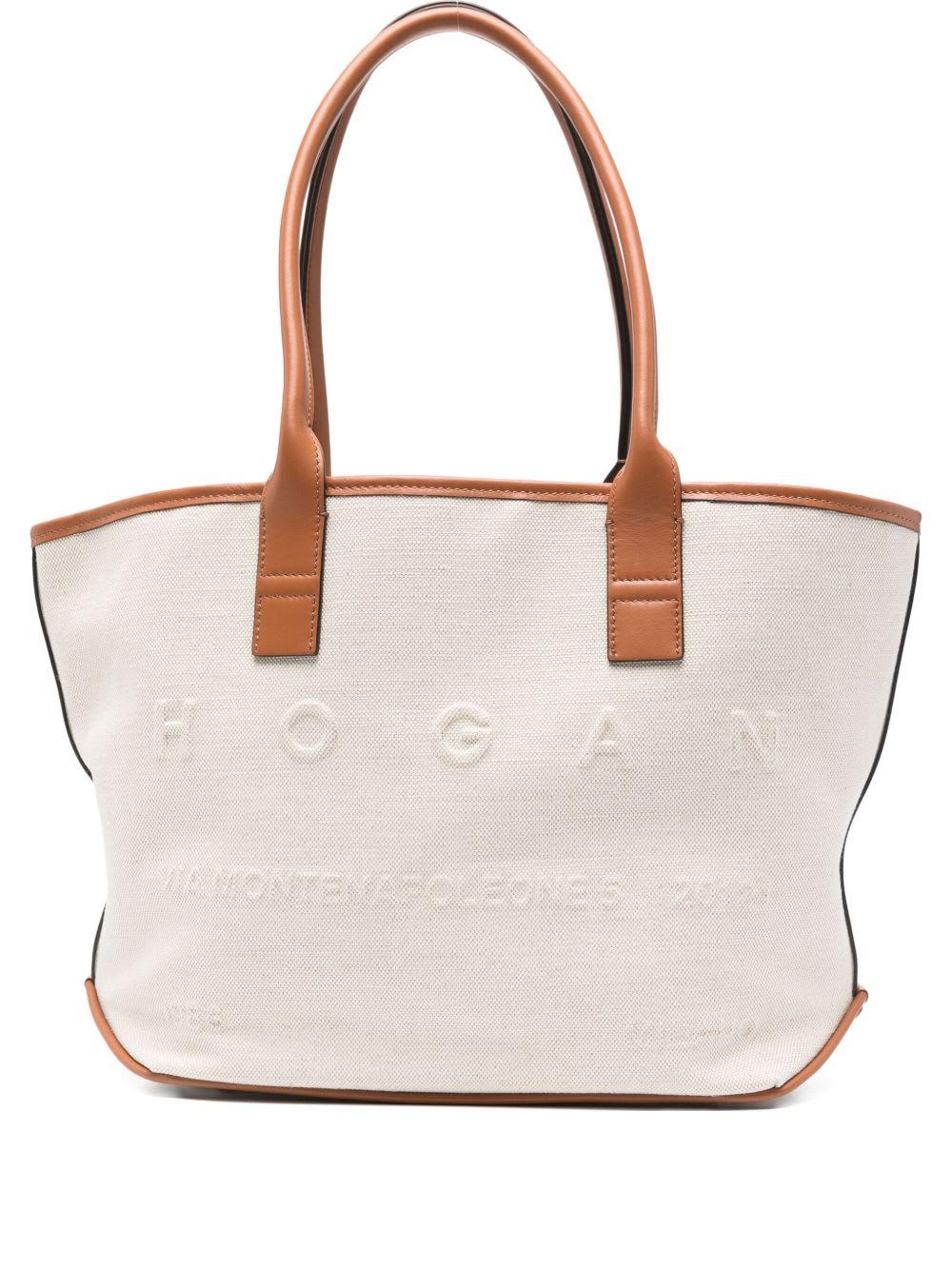 hogan script small tote