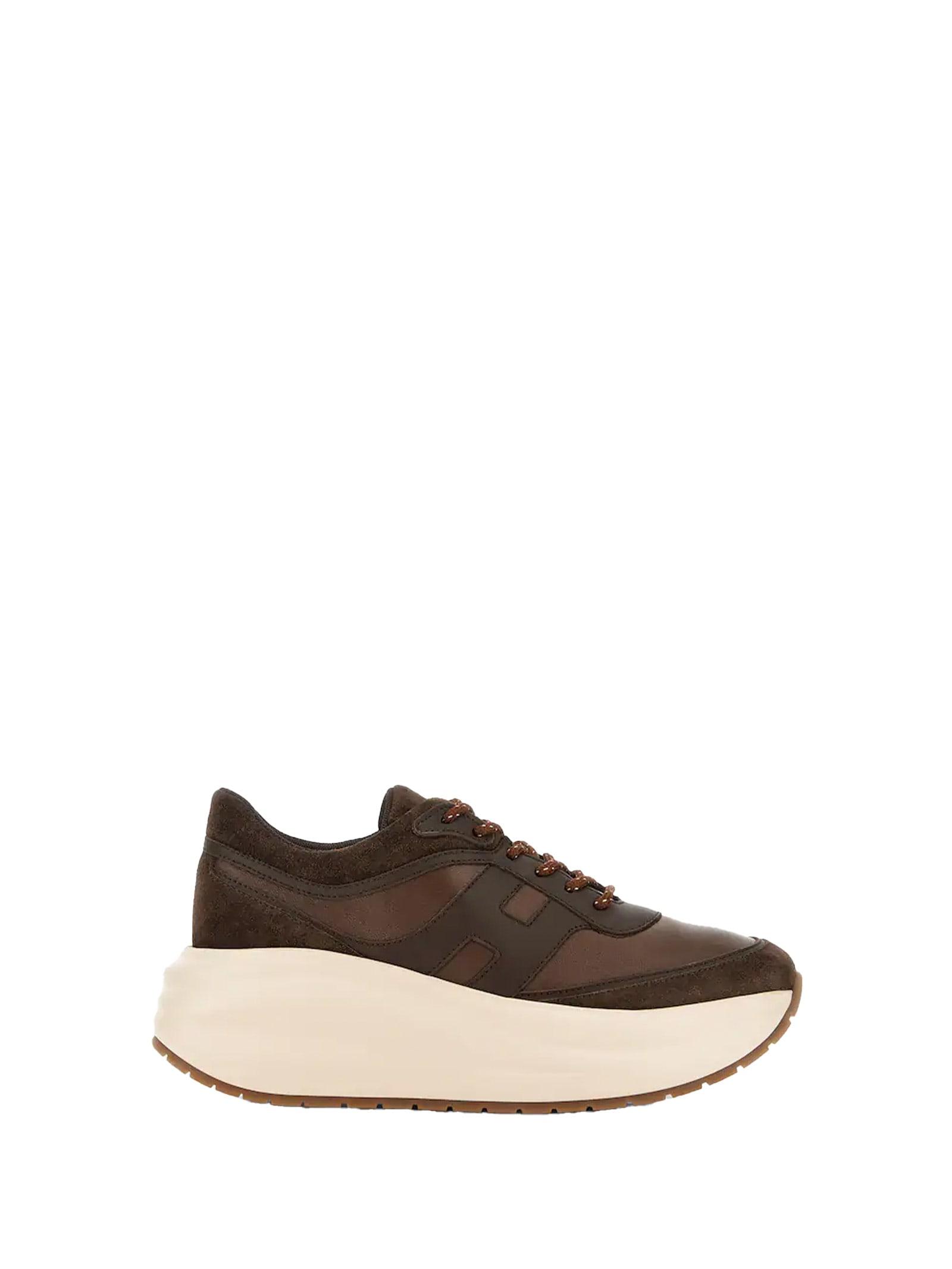 hogan sneakers camel