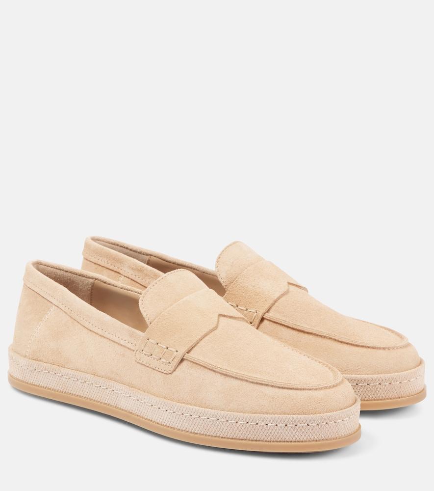 hogan suede loafers