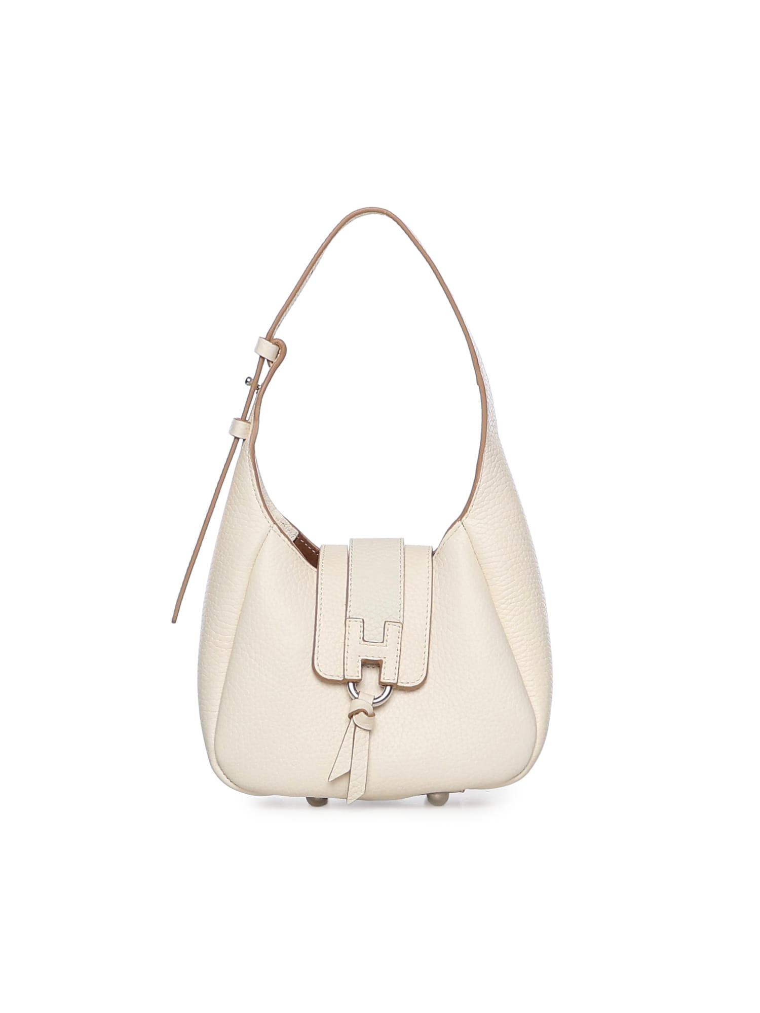 hogan trend mini leather hobo bag