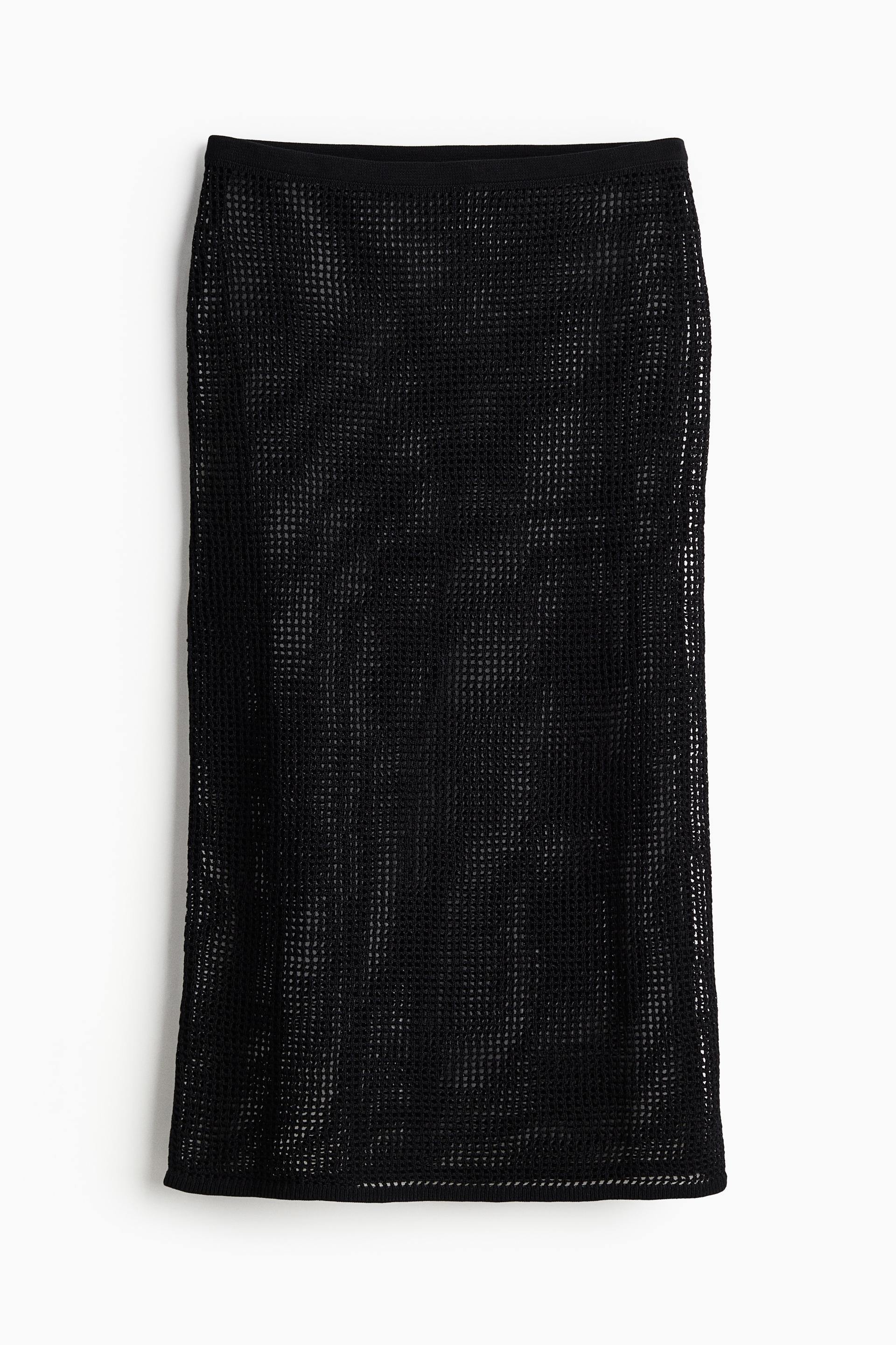 hole-knit beach skirt