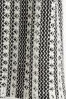 hole-patterned top with collar