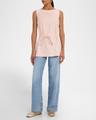 holland sleeveless linen tunic top