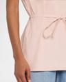 holland sleeveless linen tunic top