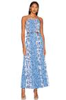 holland tie pleated dress