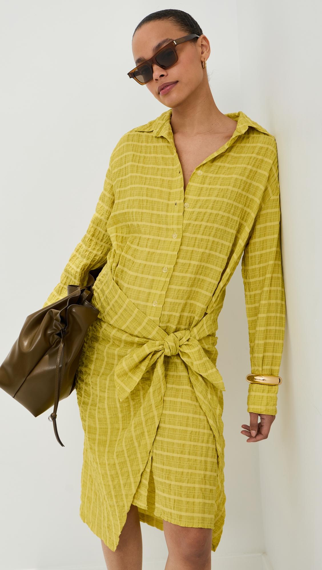 hollis checked dress