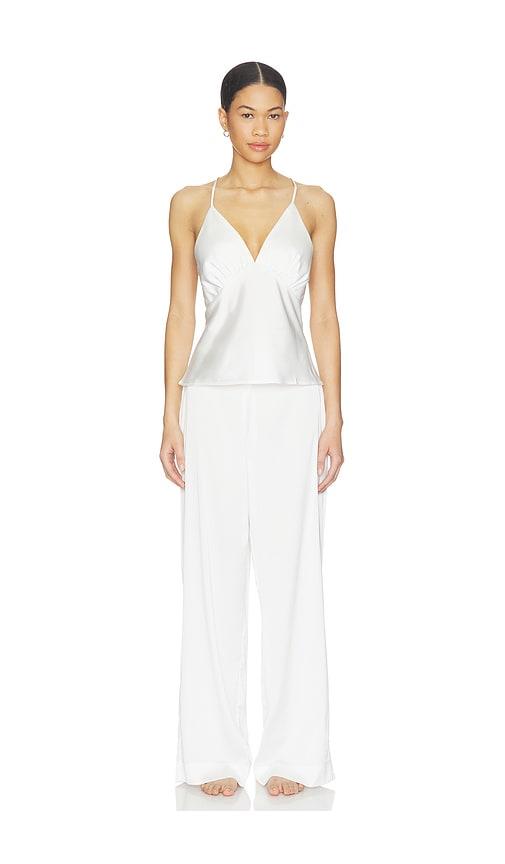 homebodii toulouse cami lounge set in ivory.